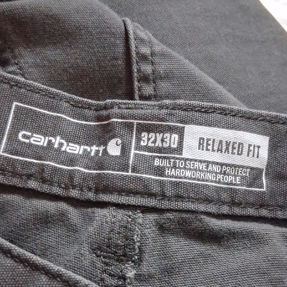 Carhartt Men's Relaxed Fit Jeans 32×30 - Dark Gray - Picture 2 of 2